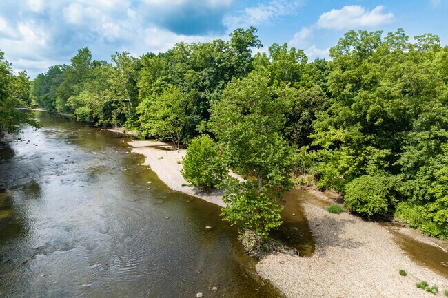 Hike to the river in Highbanks Metro Park in Northwoods.