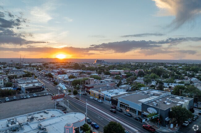 Nob Hill is blessed by frequent beautiful sunsets on its horizon.
