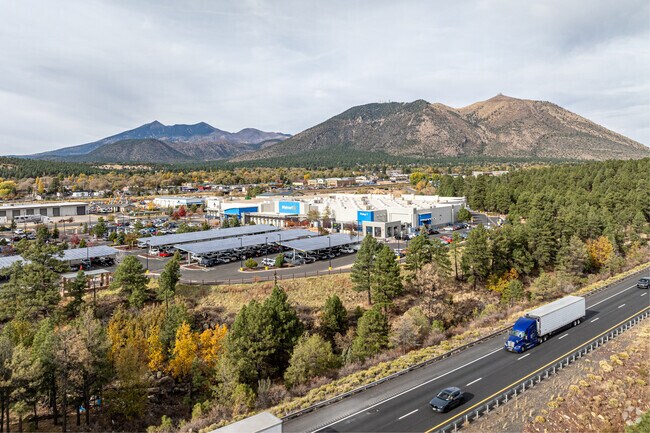Interstate 40 connects Winona with Flagstaff where locals can connect to bus and rail lines.
