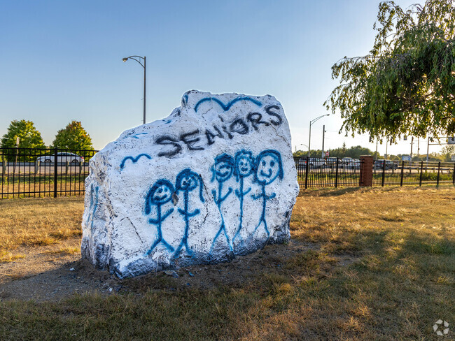Seniors at Fairborn High School love to pull little pranks around graduation time.