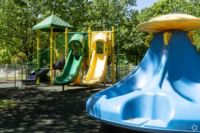 The playground in the Davis Lake community offers something for all kids.