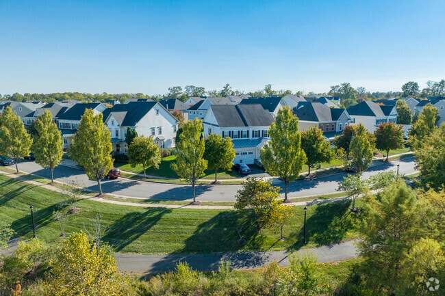 A variety of homes line the streets in Bristow.