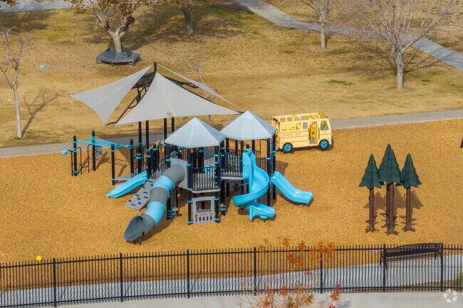 The playground at Washington Elementary School in Mendota.