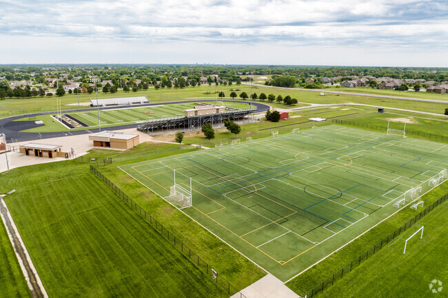 Maize South Middle School has plenty of outdoor recreational activities.
