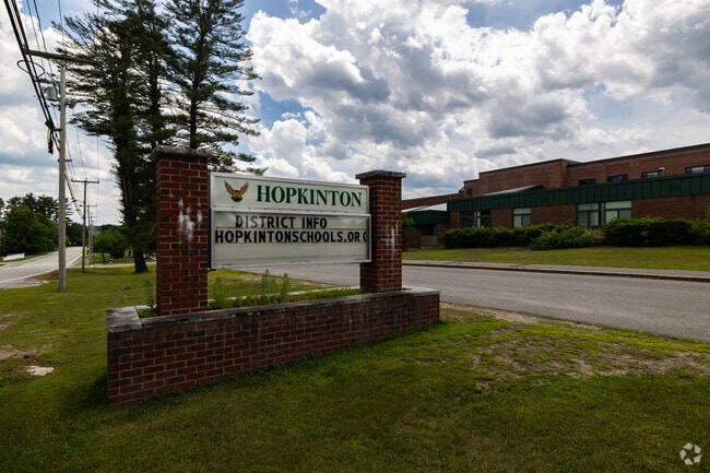 Hopkinton High School in the town of Hopkinton serves grades 9-12.
