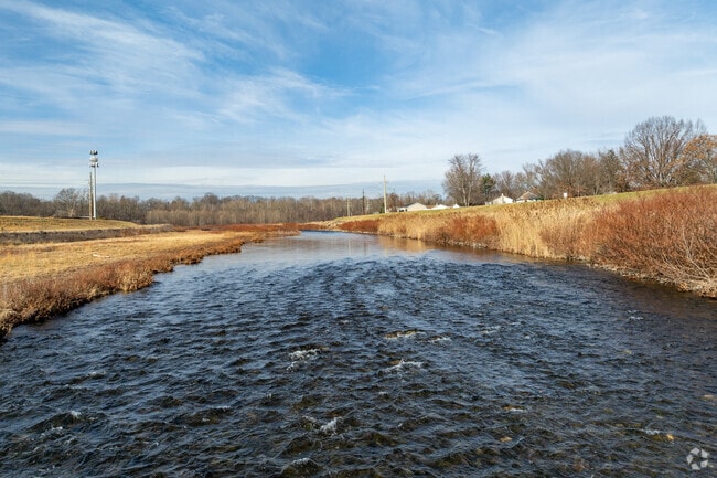 The Broadhead Creek runs through East Stroudsburg and is popular for fishing in the summer.