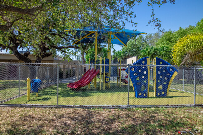 The playground at Frances S. Tucker Elementary School is a well-liked area.