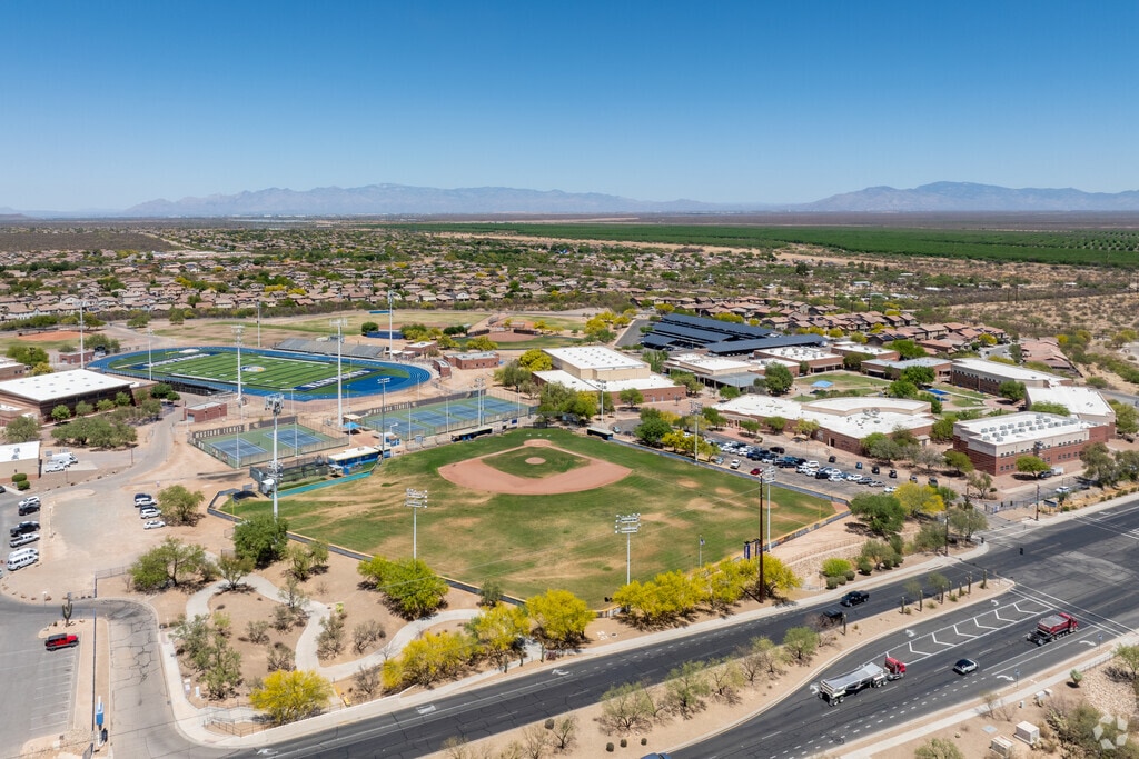 Sahuarita High School has successful sports and arts programs.