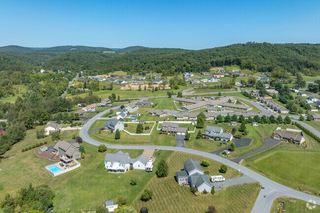 Wolf Township has a handful of subdivisions, including modern ones on big plots of land.