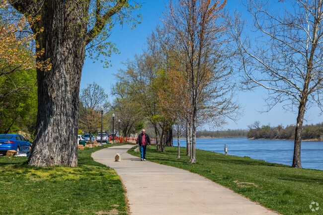 Riverfront Trail draws walkers, joggers and bicyclists to the Missouri River; and there are boat ramps for those who want to head out on the water in Atchison.