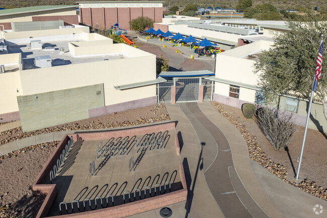 Kids can ride their bikes to McDowell Mountain Elementary School in Fountain Hills.