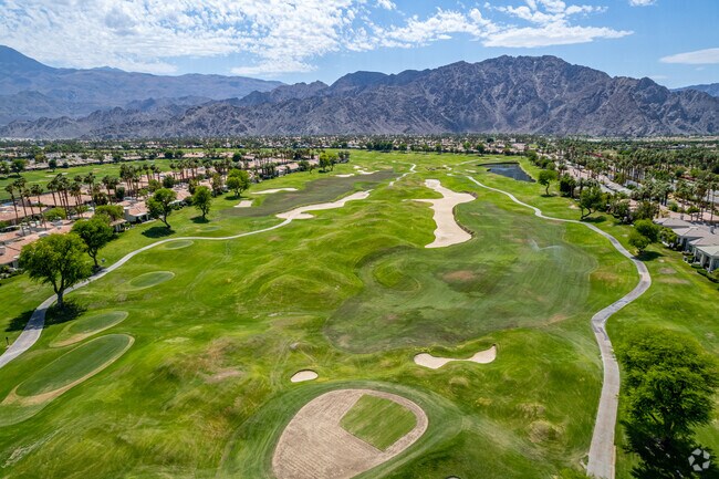 The golf course at Hideaway has spectacular views of the mountains.