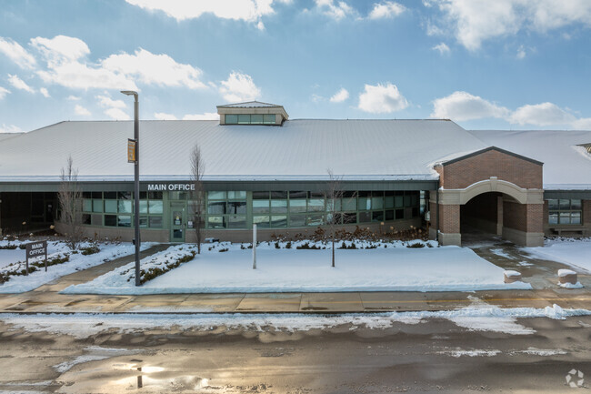 Hampton Elementary School entrance.