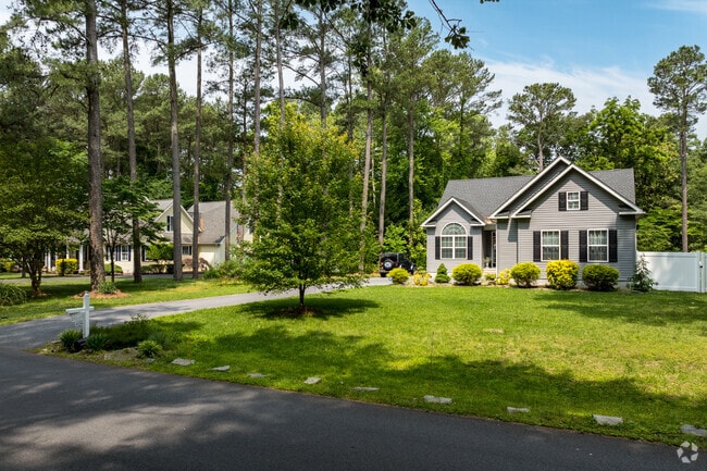 Parts of Georgetown that were heavily wooded are now the setting for New Traditional homes.