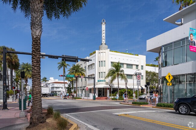 The Tudor Hotel is a historic Landmark of Lummus Park.