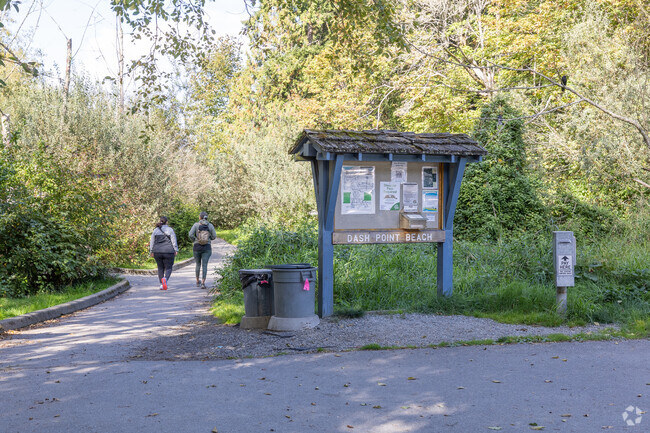 Visitors can go on a casual hike at the Dash Point State Park.
