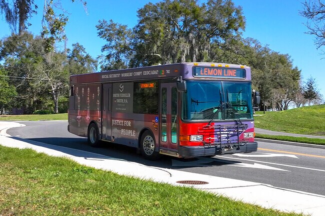 Citrus Connection buses are available throughout Gibsonia, offering routes across the county