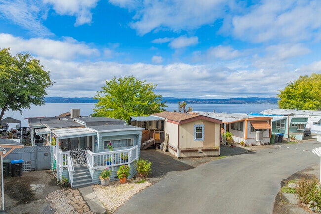 Lucerne has a few small manufactured home communities along the lake shore.