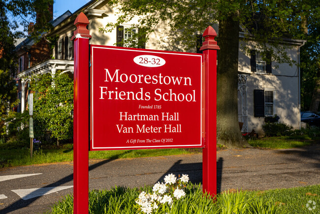 Nestled in the Moorestown community is the Moorestown Friends School founded in 1785.