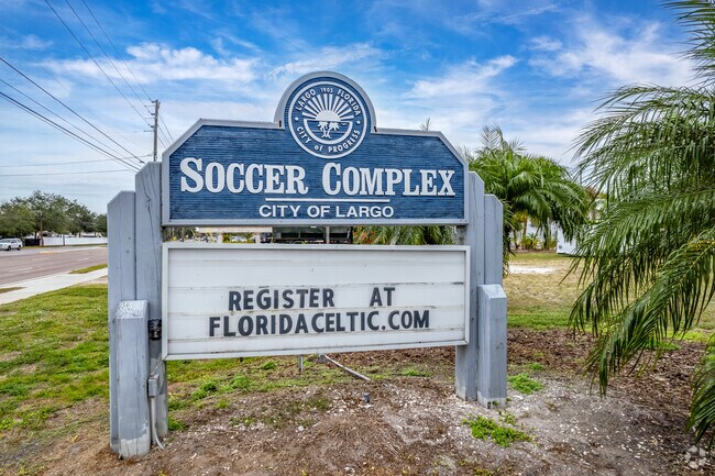 Belcher Soccer Complex can be a busy place with kids in the area.