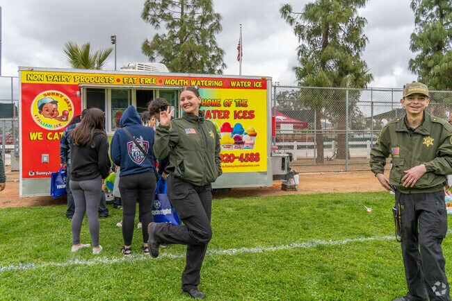 Indulge in mouthwatering delights at the Springtastic Festival and Egg Hunt food vendors.