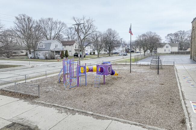Kids will love the playground at Kenosha School of Technology Enhanced Curriculum (KTEC).