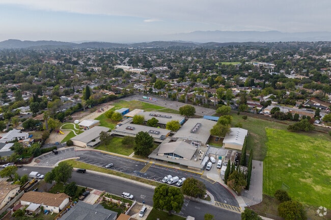 Bridges Charter School has a large, beautiful campus.