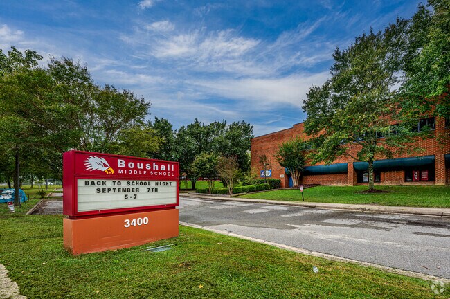 Thomas C Boushall Middle School campus serving Hickory Hill.