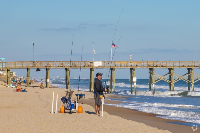 Reeling in the tranquility of Surf City's shores.
