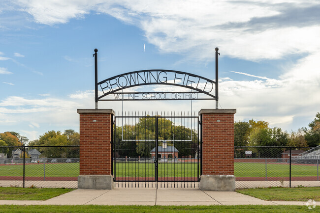 Browning Field in Willard-Wharton is open to the public for outdoor recreation.