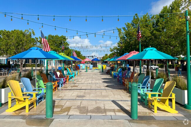 Lauderdale-by-the-Sea offers a colorful and relaxing boardwalk.