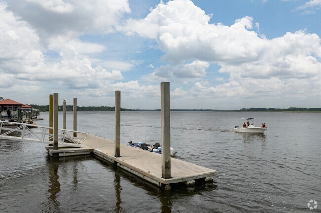 Residents of Blythe Island enjoy being on the Turtle River.