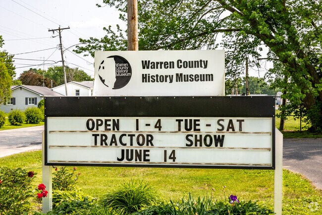 The Warren County History Museum showcases the past of Monmouth and surrounding countryside.