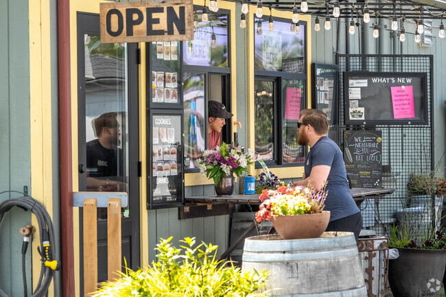 Samish Island has limited dining and shopping but there's options in nearby Bow, WA.