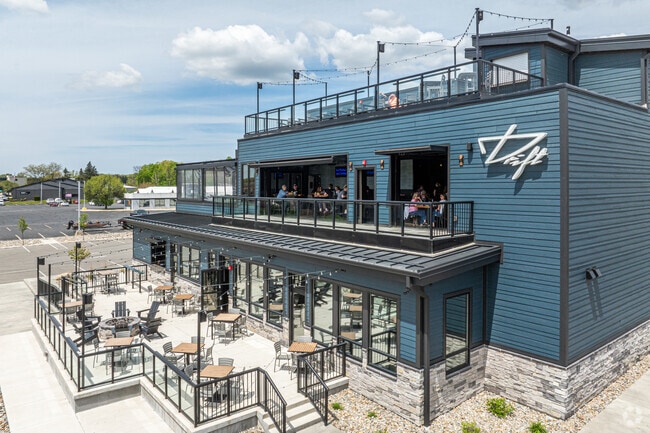 Drift on Pine offers multiple levels of dining with beautiful views of the lake in La Porte.