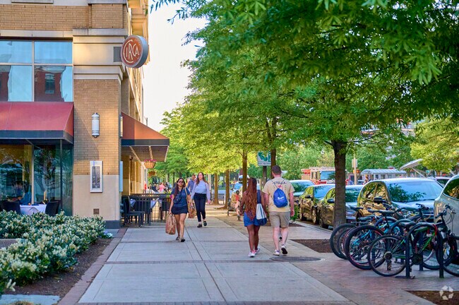 Arlington's walkability is one of it's great charms, with many restaurants and shops to explore.