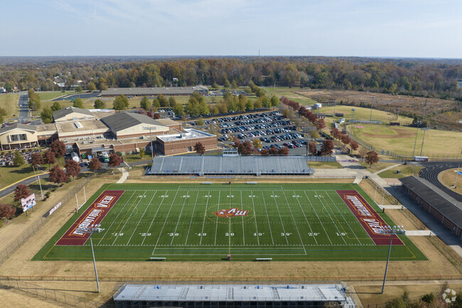 Mountain View High in Stafford has a football field for it's students.