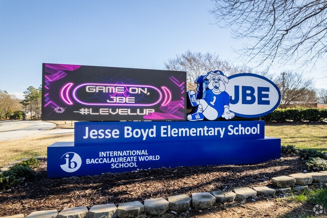 Sign for Jesse Boyd Elementary School