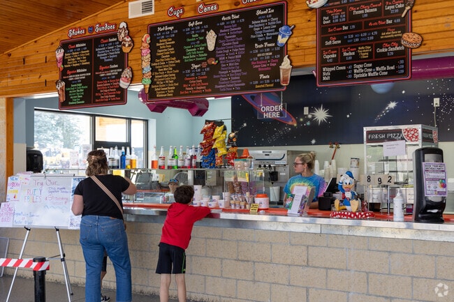 Your kids will love all the different ice cream options at Debbie Lee's Delight.