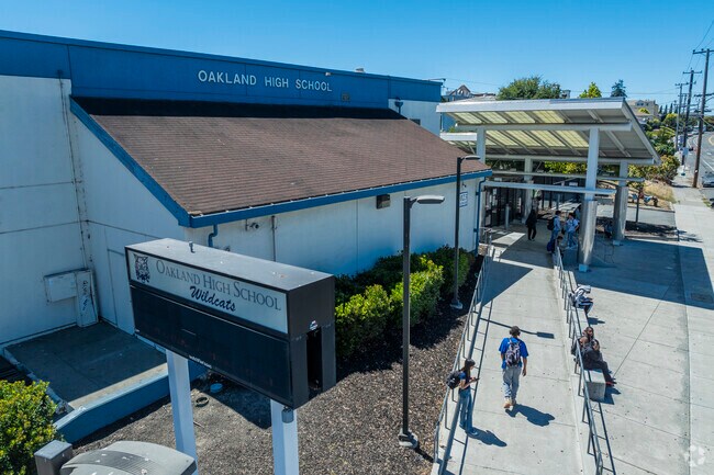 Oakland High School is the preferred choice for Merritt residents.