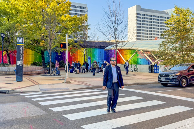 Accessible from Aurora Highlands, in the bustling veins of our city, the metro system thrives.