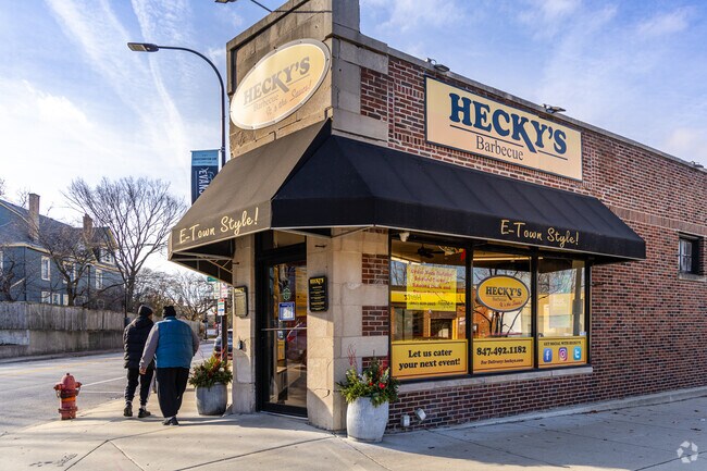 Hecky's Barbecue is a long standing staple in West Evanston.
