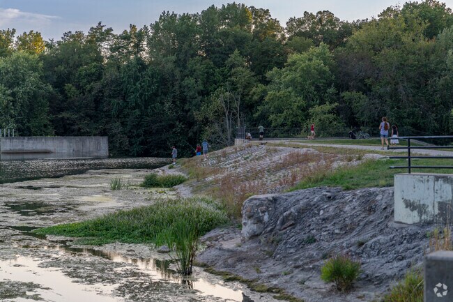 Historic Racemere Peninsula residents use the Goshen Pond for daily recreational activities.