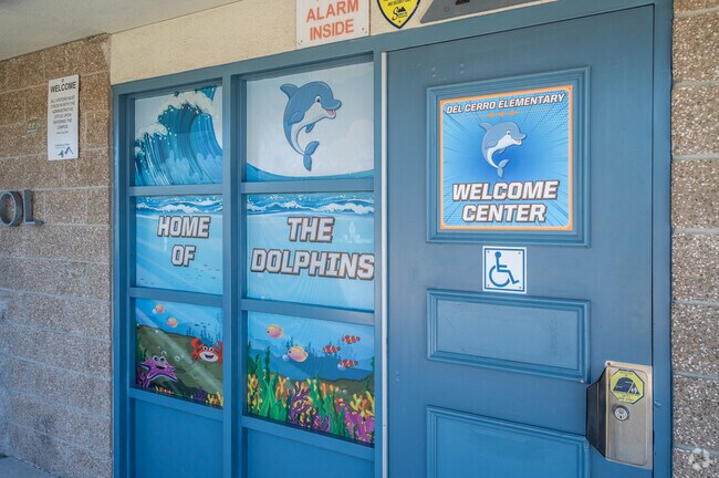 Del Cerro Elementary School is home of the Dolphins.