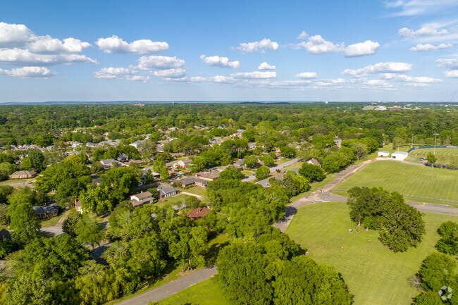 Hillwood neighborhood features tree-lined streets in Montgomery.