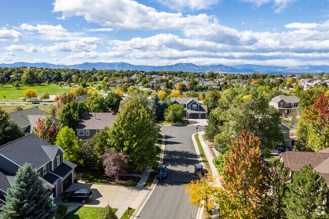 Lush trees fill the open streets of Aspen Creek.