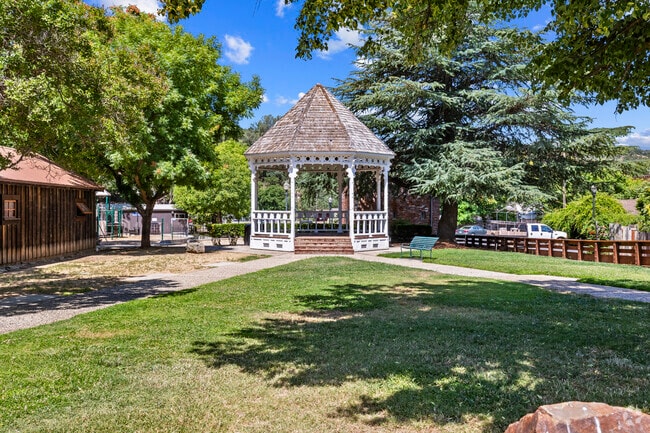 Relax at Rocca Park in Jamestown, California.