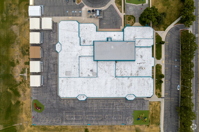An overview of James E. Moss Elementary.