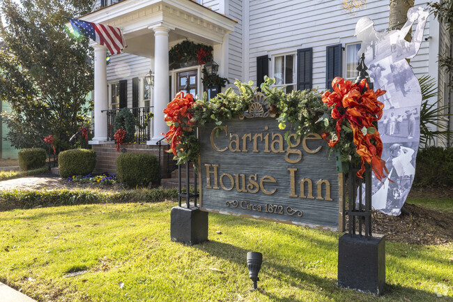 Carriage House is a luxuriously-restored historic inn in downtown Aiken.