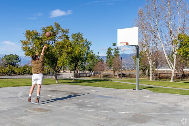 Shoot the hoops at the Redlands Sport Park in North Redlands.